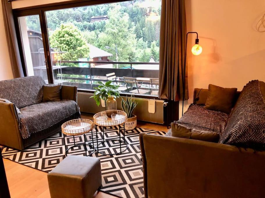 Apartement Vue Montage Magnifique 2Ch 5Mn Piste 3 Les Houches Extérieur photo